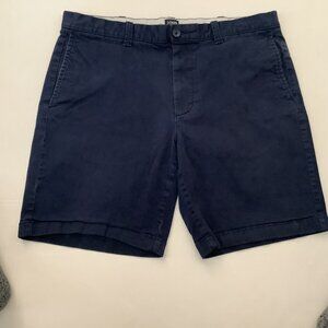 J Crew Chino Shorts Men's 36"  Navy 9" Inseam H5020